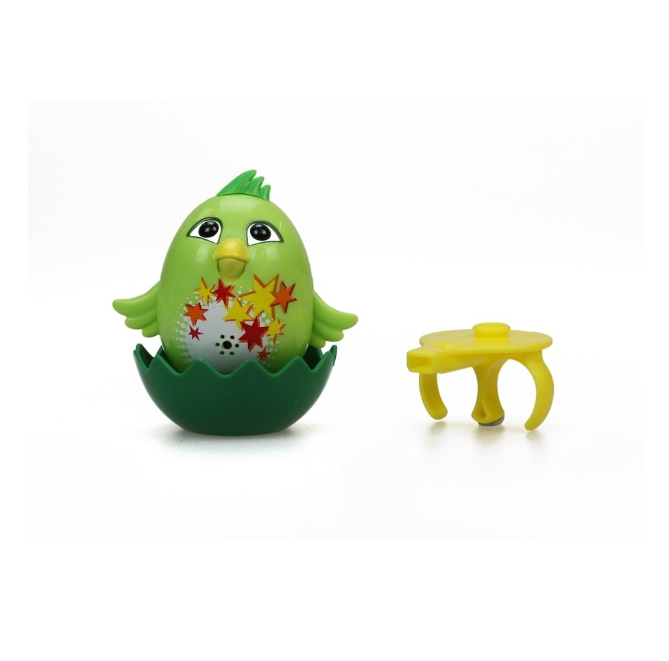 Интерактивная игрушка - Цыпленок с кольцом Fluff, зеленый  
